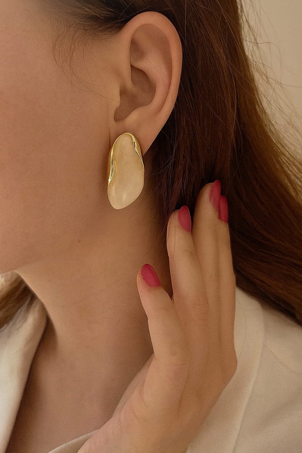 گوشواره صدفی