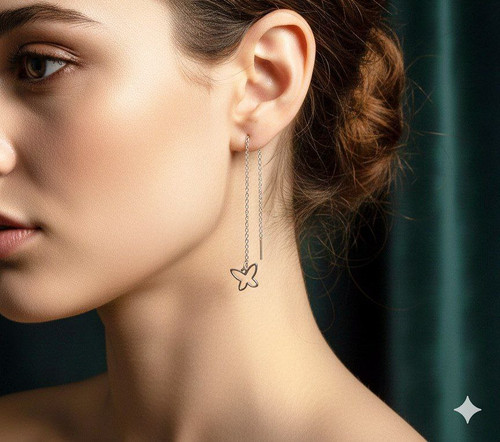 گوشواره بخیه استیل