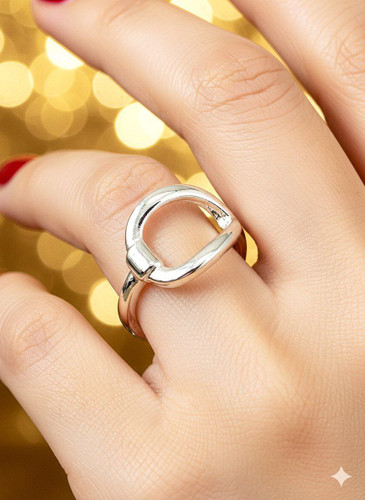 انگشتر جواهری نقره روس