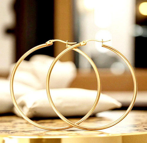 گوشواره حلقه ای استیل درجه یک